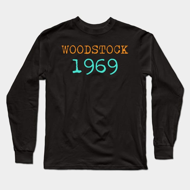 Woodstock 1969 Long Sleeve T-Shirt by Anthony88